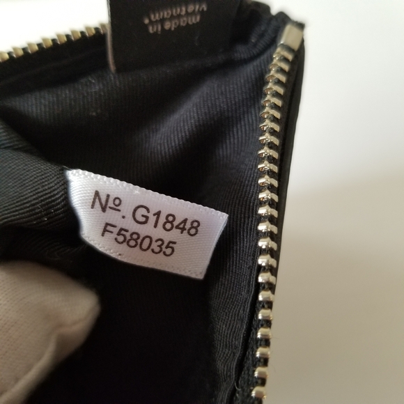 Coach Corner Wristlet Signature Coated Canvas & Leather - Picture 7 of 8